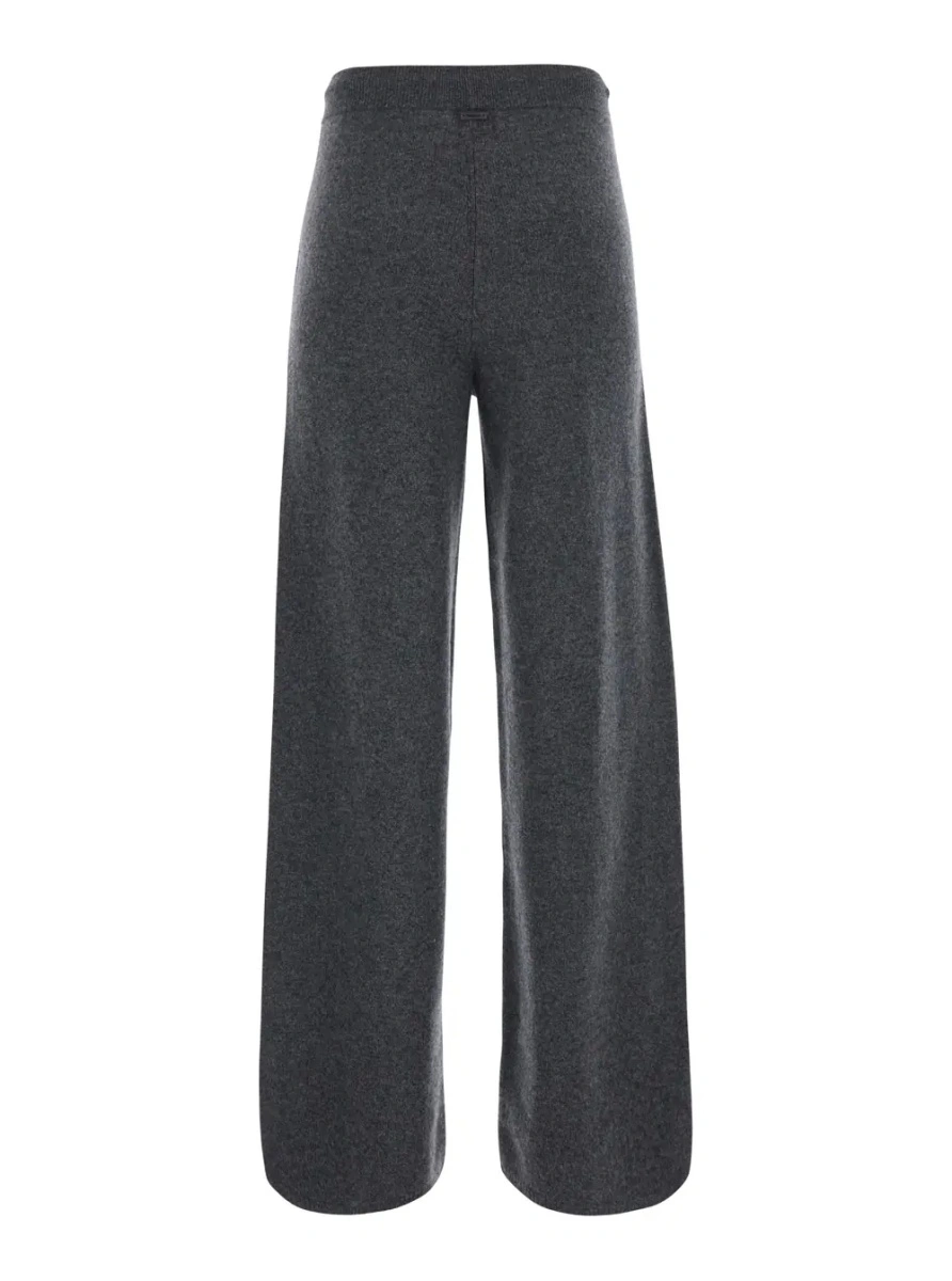 Pantaloni Max Mara gri din casmir - Img 2
