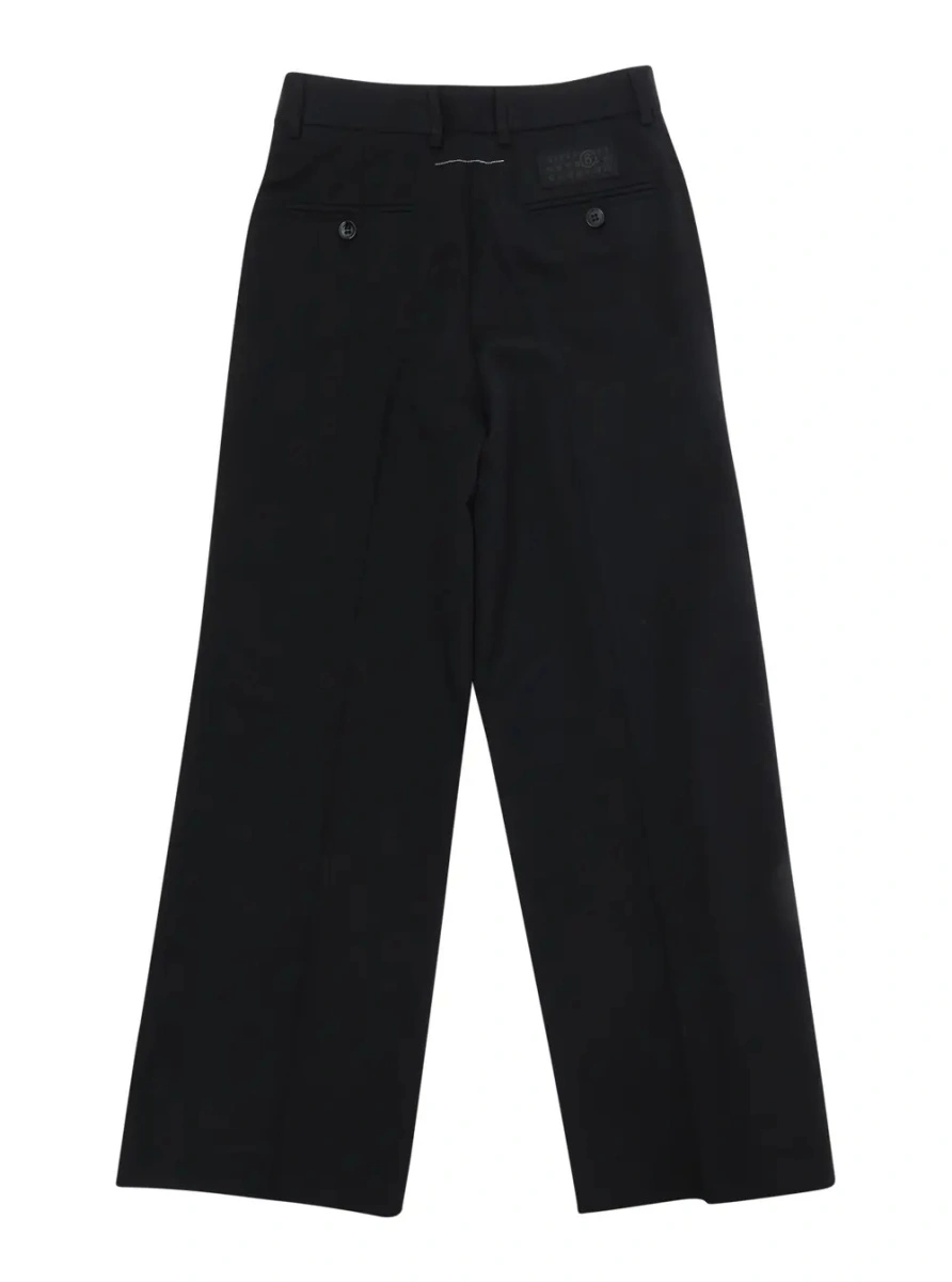 Pantaloni MM6 MAISON MARGIELA KIDS negri - Img 2