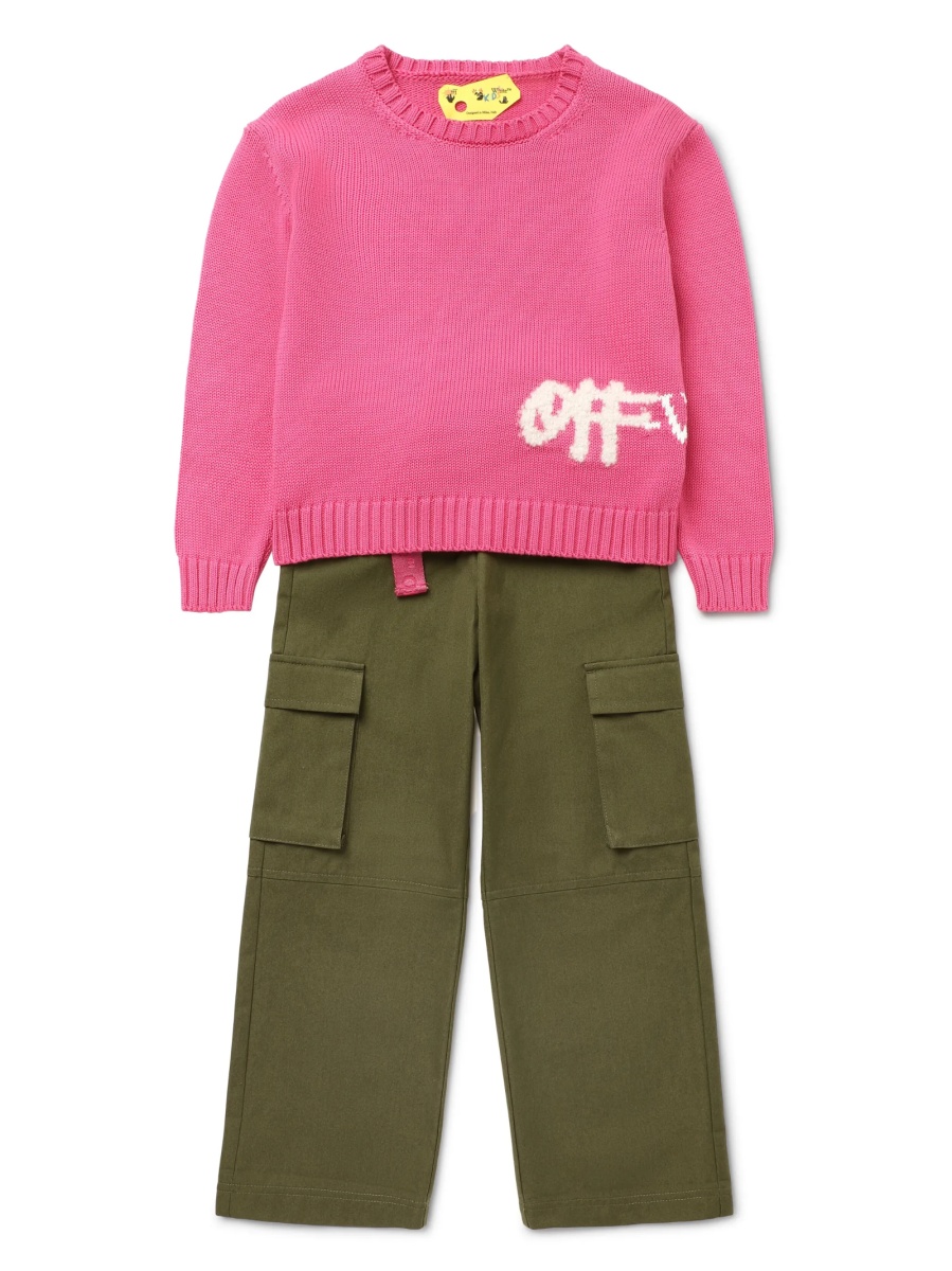 Pantaloni Off-White verzi - Img 4