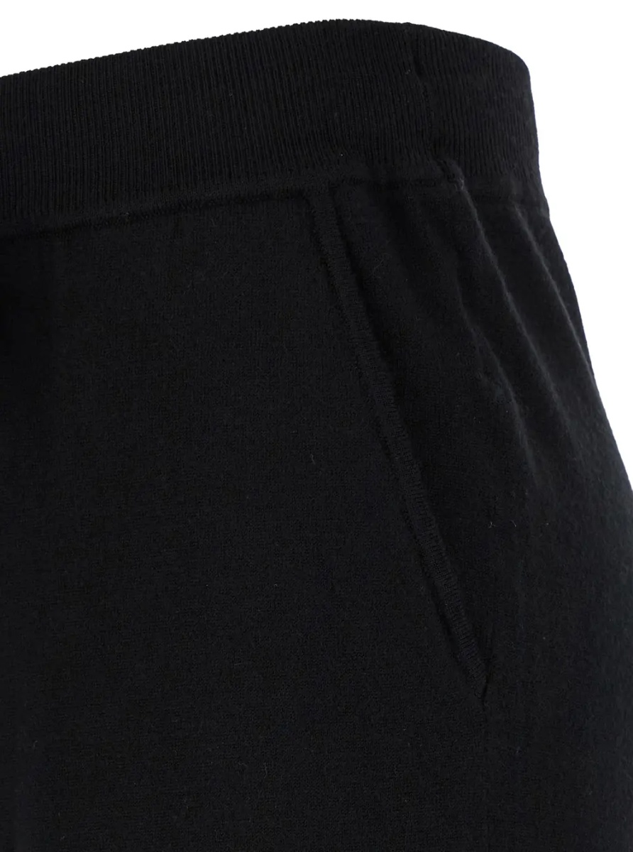 Pantaloni P.A.R.O.S.H. Black Relaxed Pants with Drawstring in Fabric Woman - Img 3