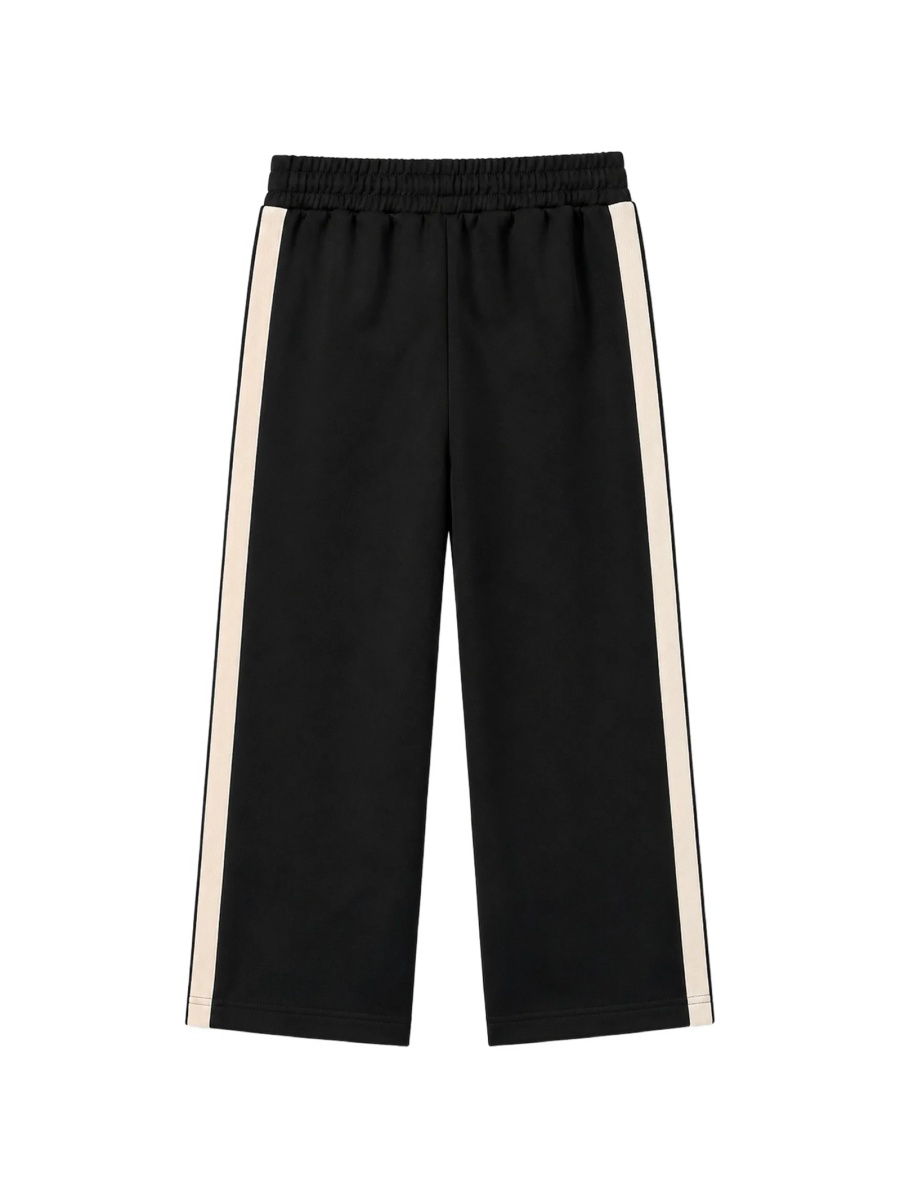 Pantaloni Palm Angels negri din material textil - Img 2