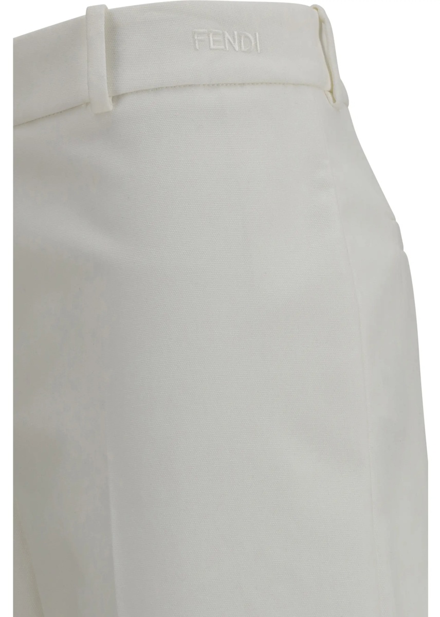 Pantaloni Pants in cotton with embroidered logo - Img 3