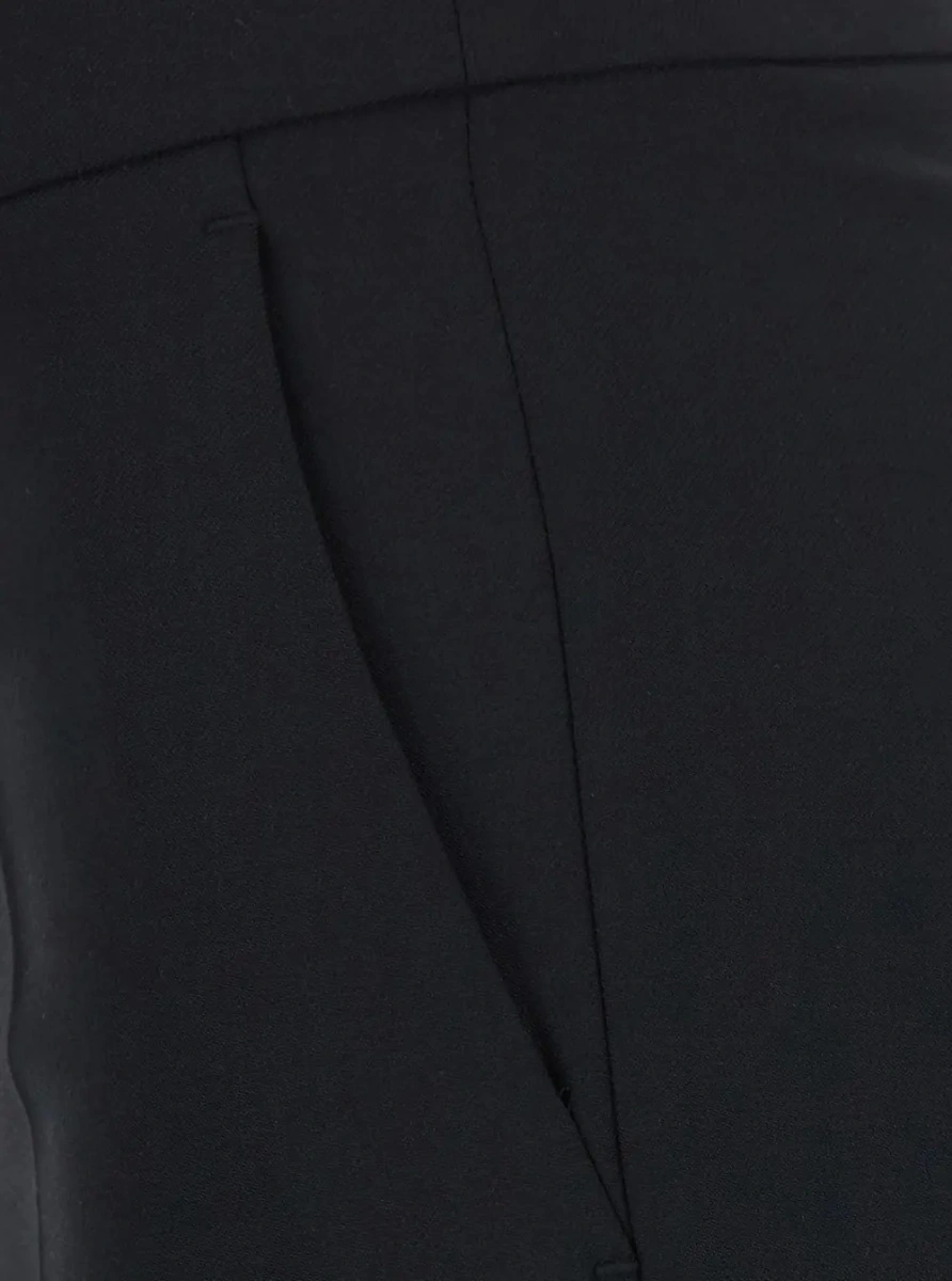 Pantaloni Pants in Tech Fabric with Elastane, Black, Women - Img 3