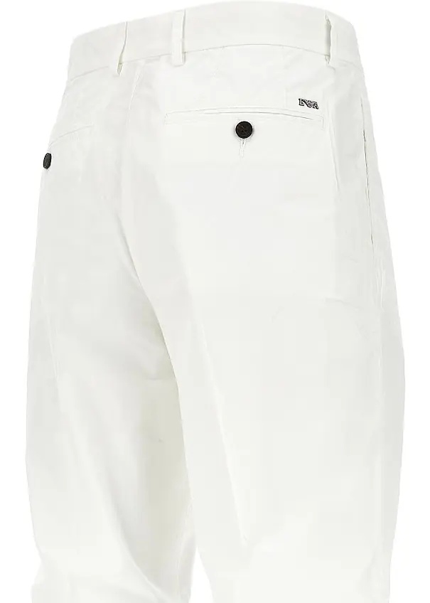 Pantaloni Pima cotton pants with dart - Img 4