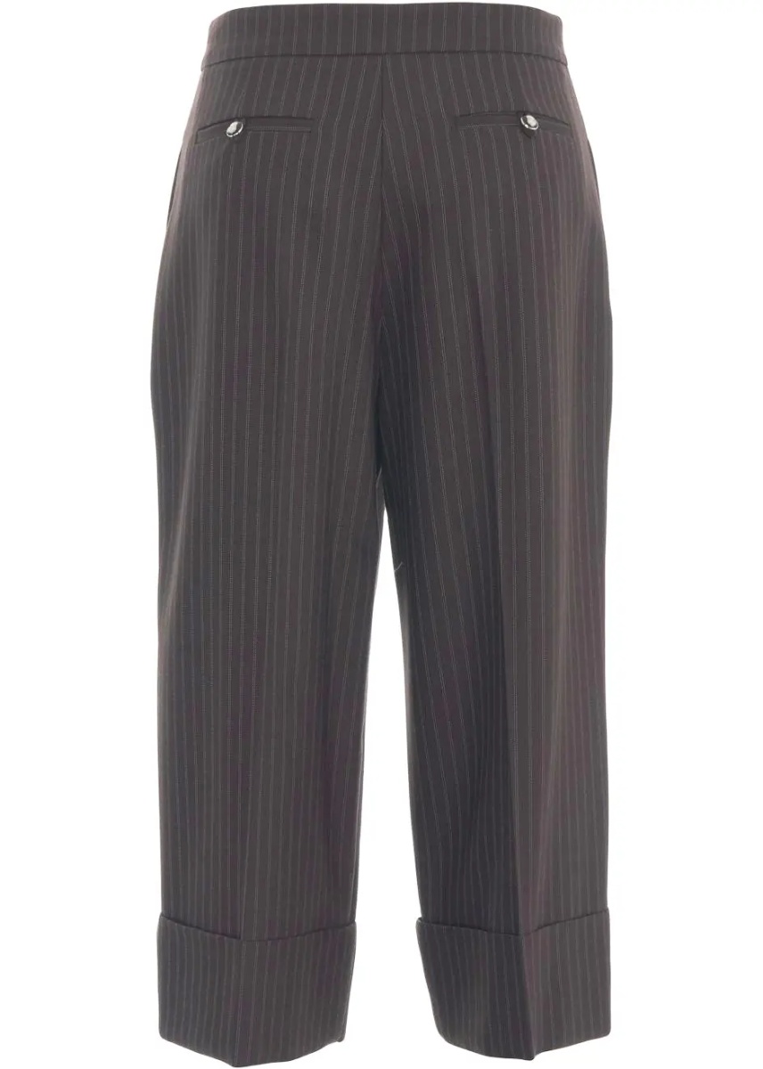 Pantaloni Pinstripe culotte - Img 5