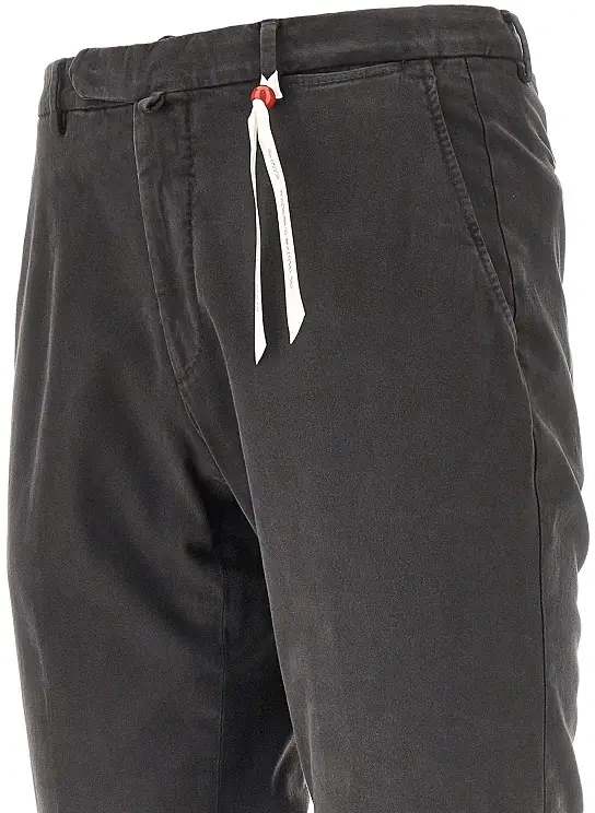 Pantaloni 'Praiano Evoluto' stretch cotton pants - Img 2