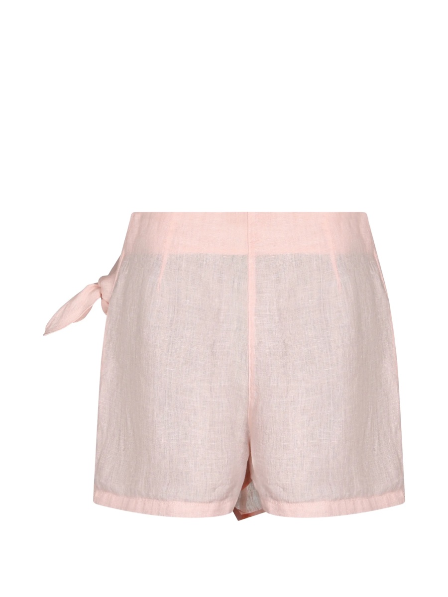 Pantaloni scurti 120% LINO roz - Img 2