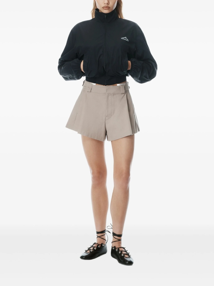 Pantaloni scurti Alexander Wang neutri din polyester si bumbac - Img 2
