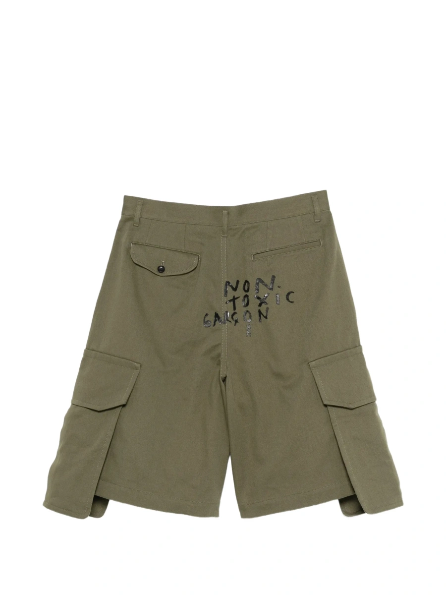 Pantaloni scurti Comme des Garçons verzi - Img 2