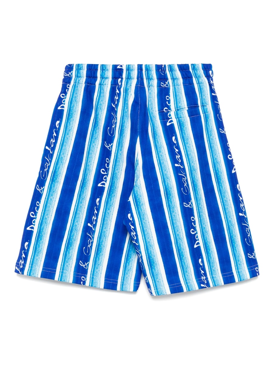 Pantaloni scurti Dolce &amp; Gabbana albastri din polyester - Img 2