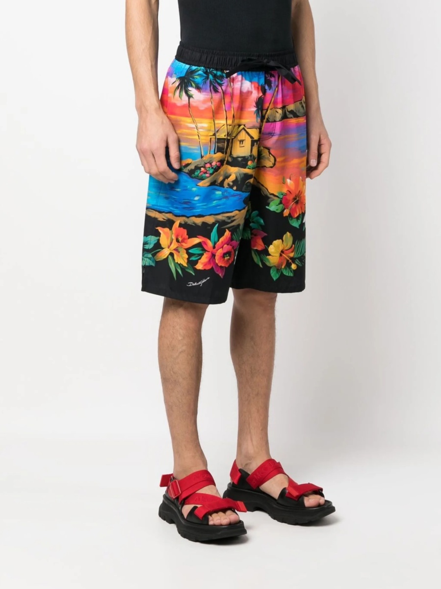 Pantaloni scurti Dolce &amp; Gabbana roz - Img 3