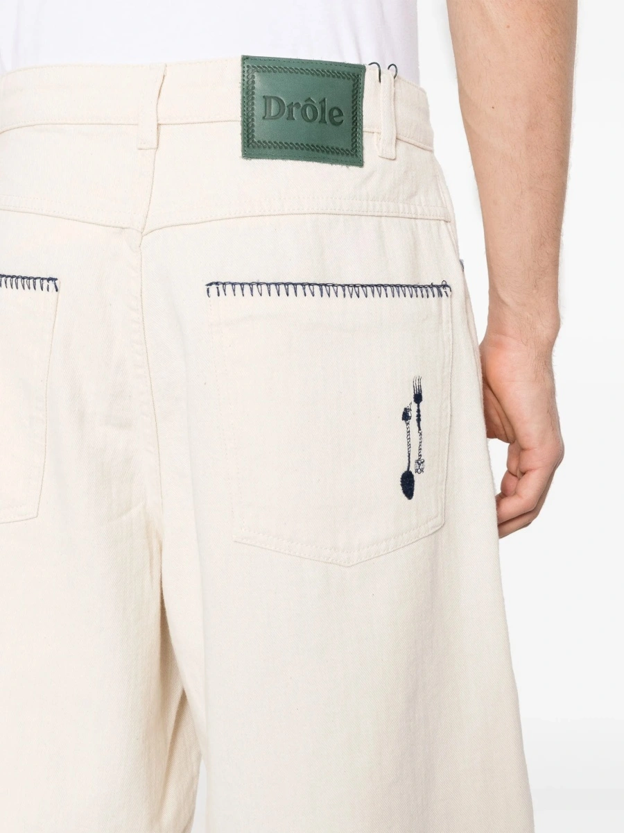 Pantaloni scurti DRÔLE DE MONSIEUR neutri - Img 5