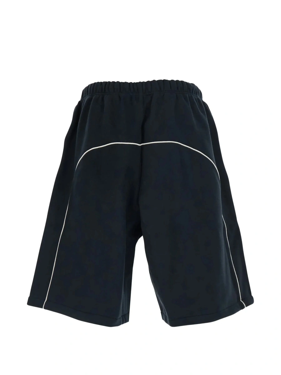 Pantaloni scurti FEAR OF GOD negri din bumbac si poliester - Img 4
