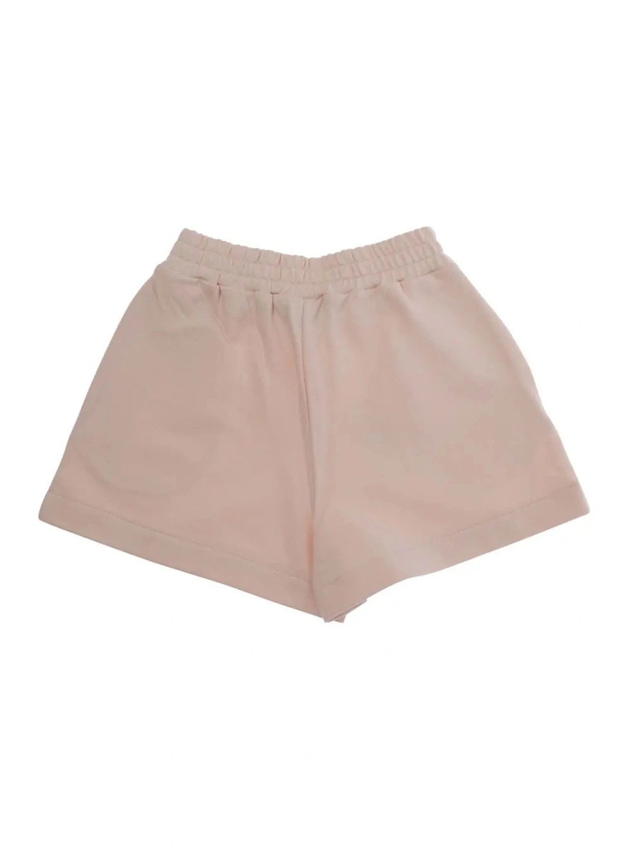 Pantaloni scurti Fendi roz din bumbac - Img 2
