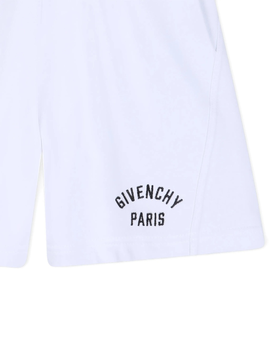 Pantaloni scurti Givenchy albi - Img 3
