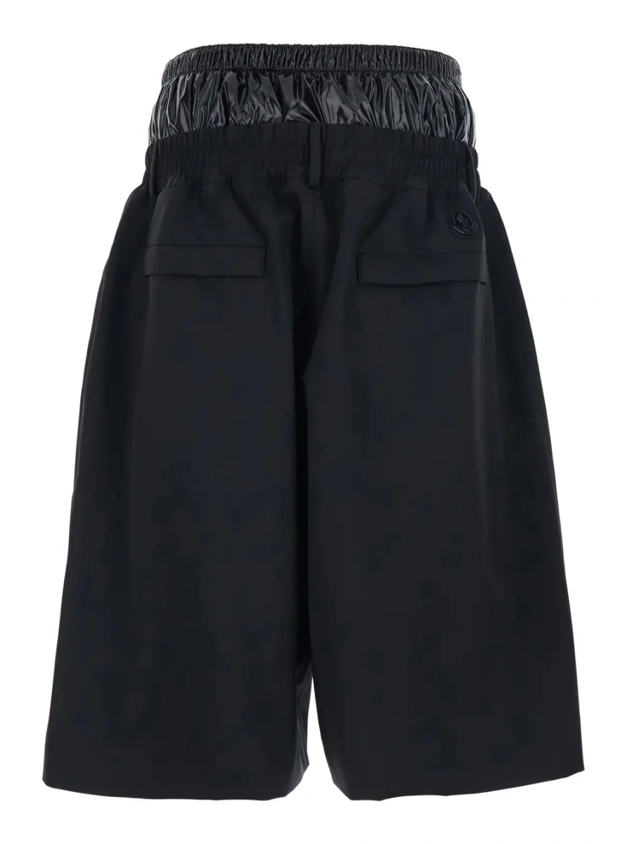 Pantaloni scurti Moncler Genius negri - Img 2