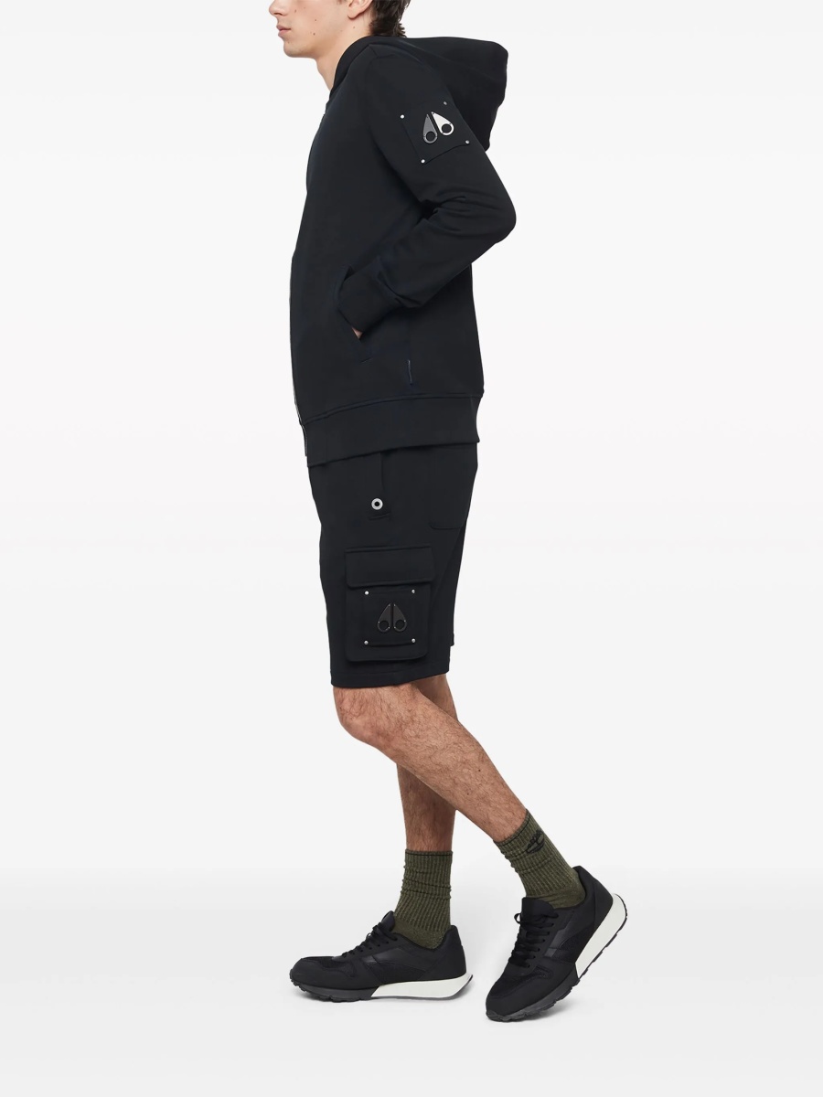 Pantaloni scurti Moose Knuckles negri - Img 3