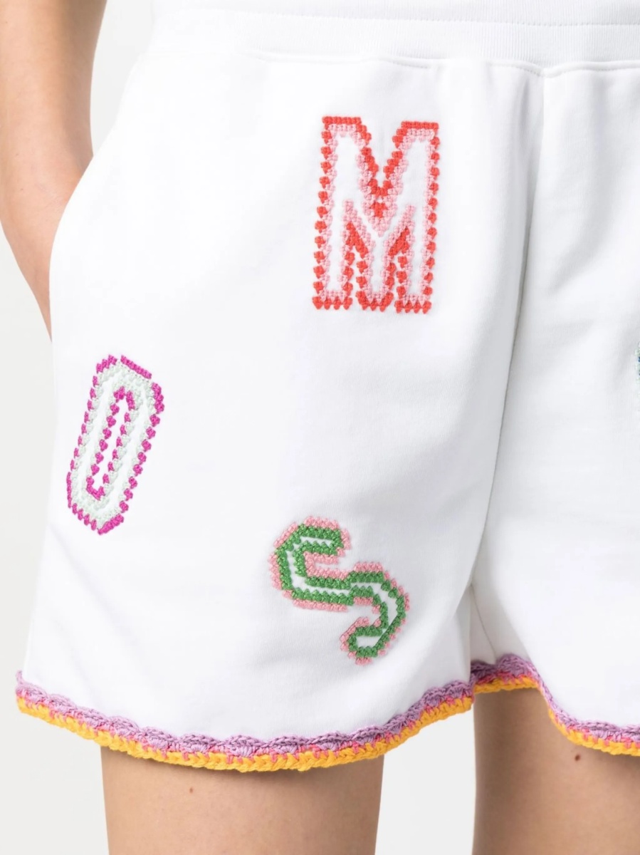 Pantaloni scurti Moschino albi - Img 5