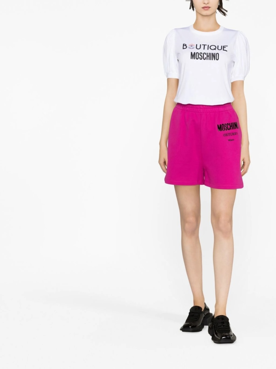 Pantaloni scurti Moschino roz - Img 2