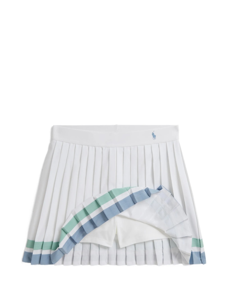 Pantaloni scurti Ralph Lauren albi din lycra si poliester reciclat - Img 3
