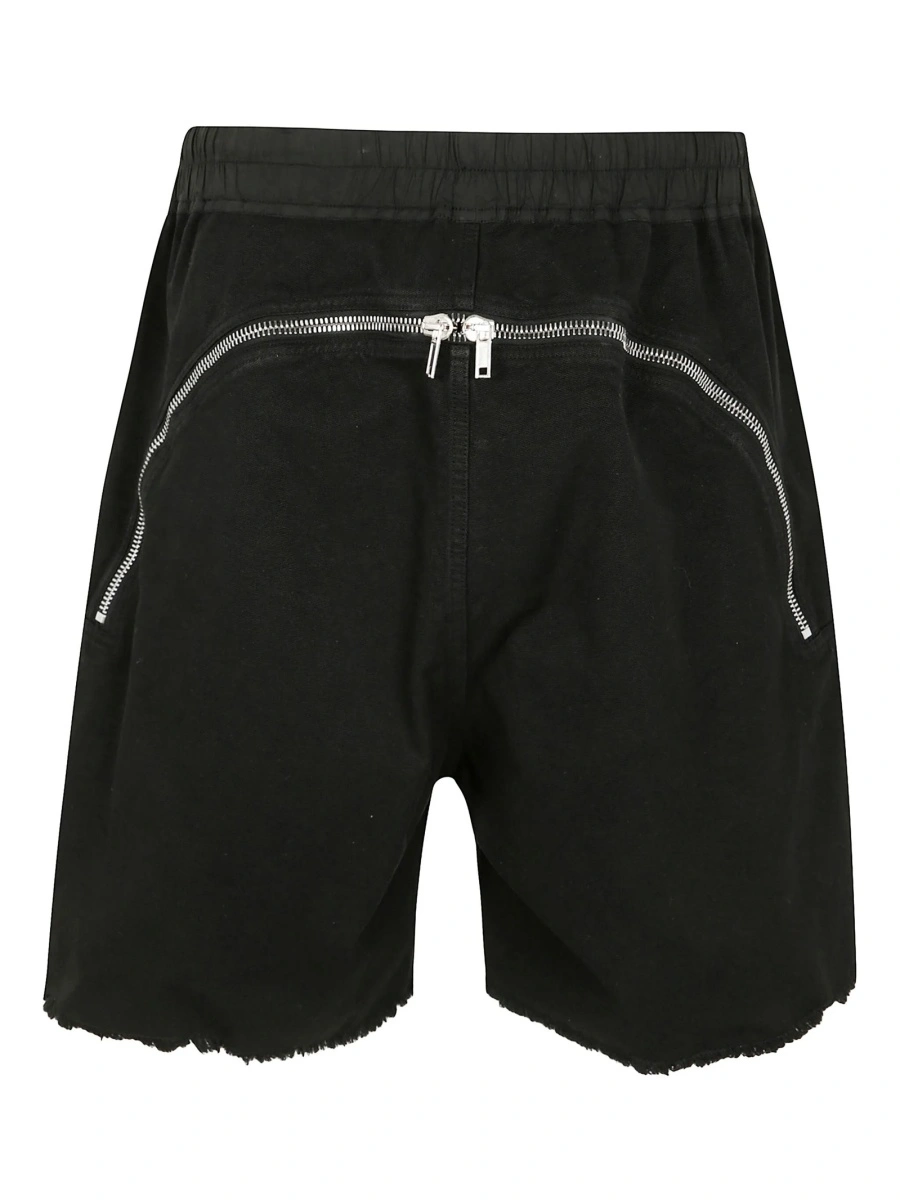 Pantaloni scurti Rick Owens negri - Img 2