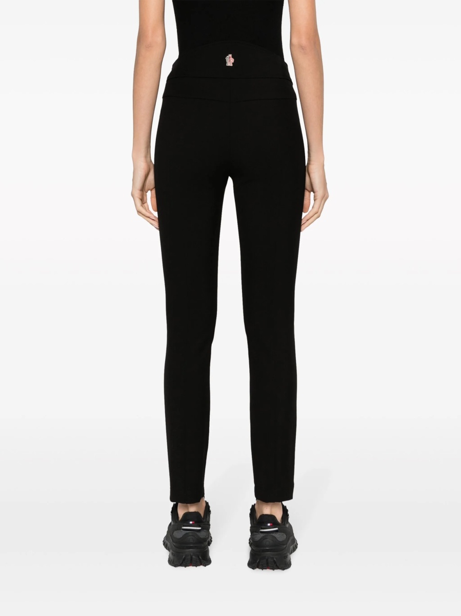 Pantaloni slim fit Moncler Grenoble negri - Img 4