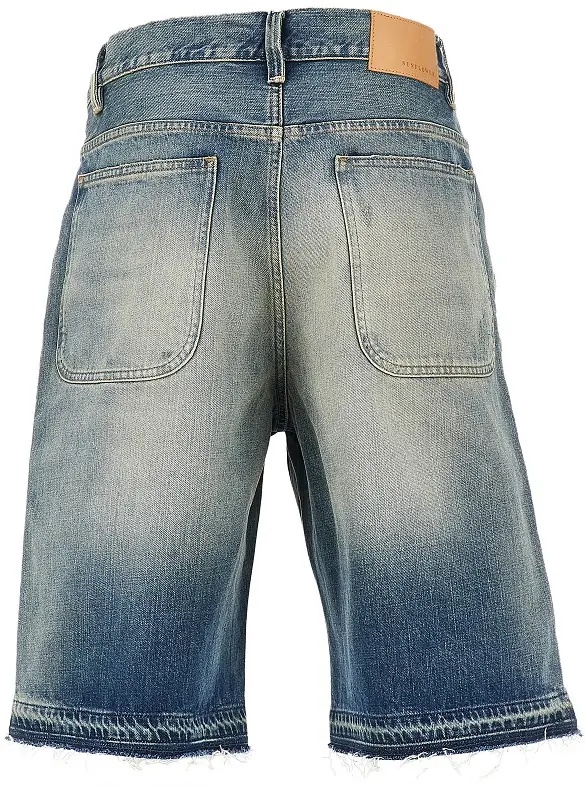 Pantaloni Super Wide denim bermuda shorts - Img 3