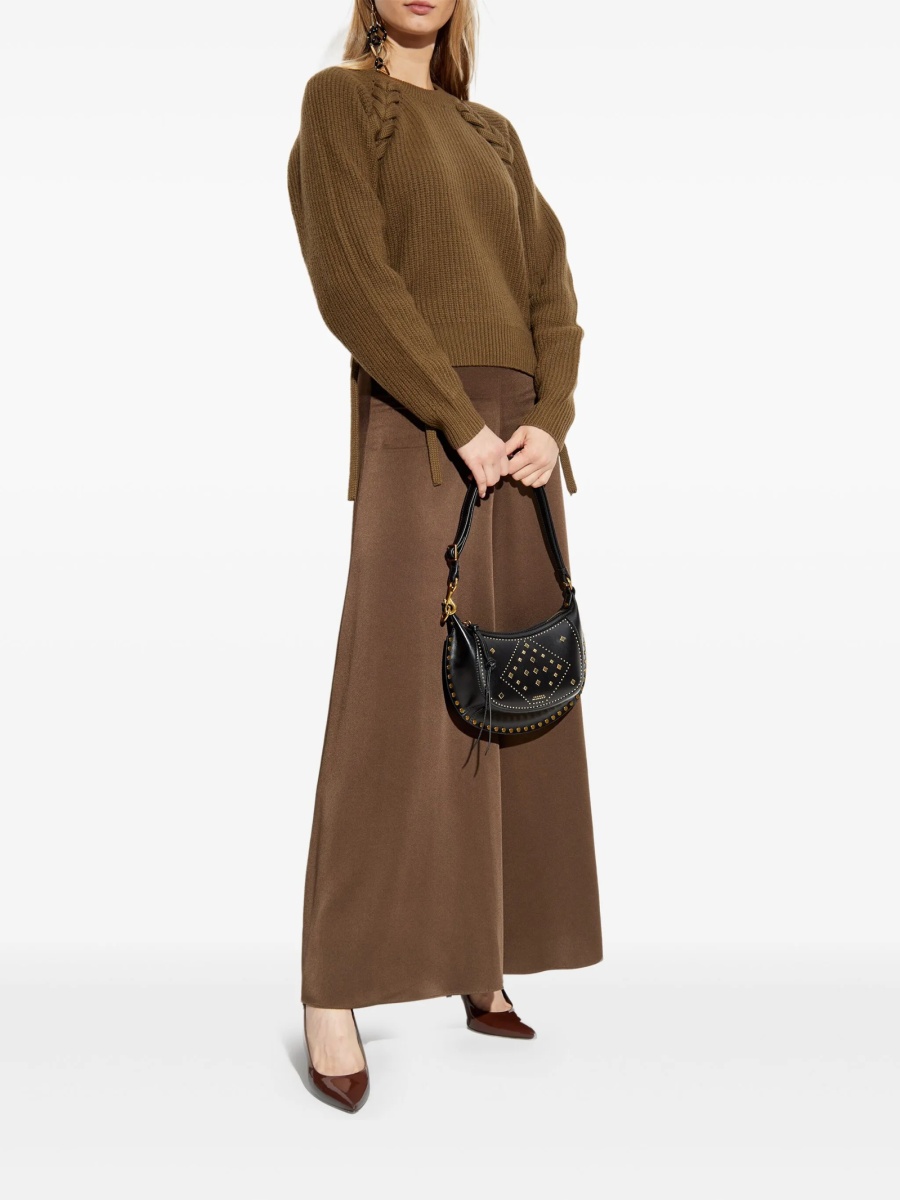 Pantaloni talie inalta Isabel Marant maro - Img 2