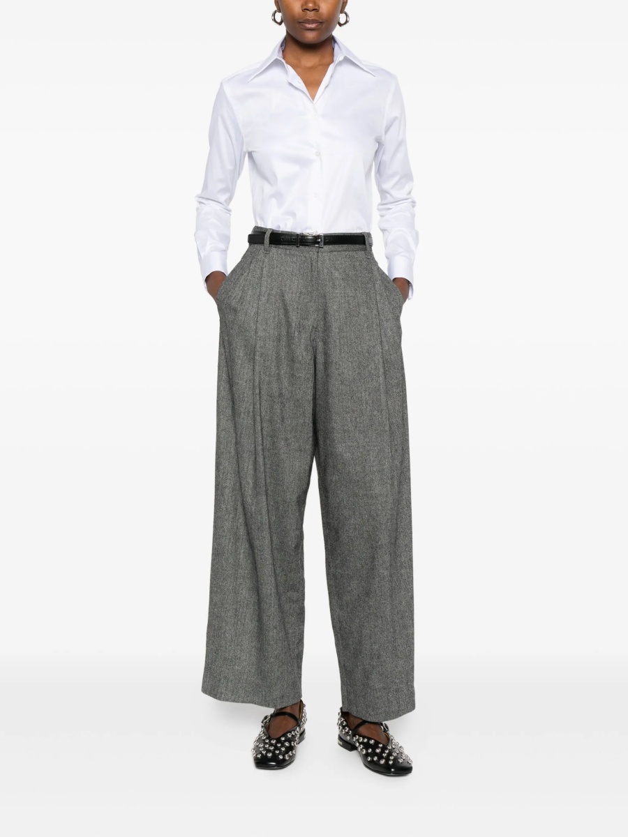 Pantaloni talie inalta Max Mara gri - Img 2
