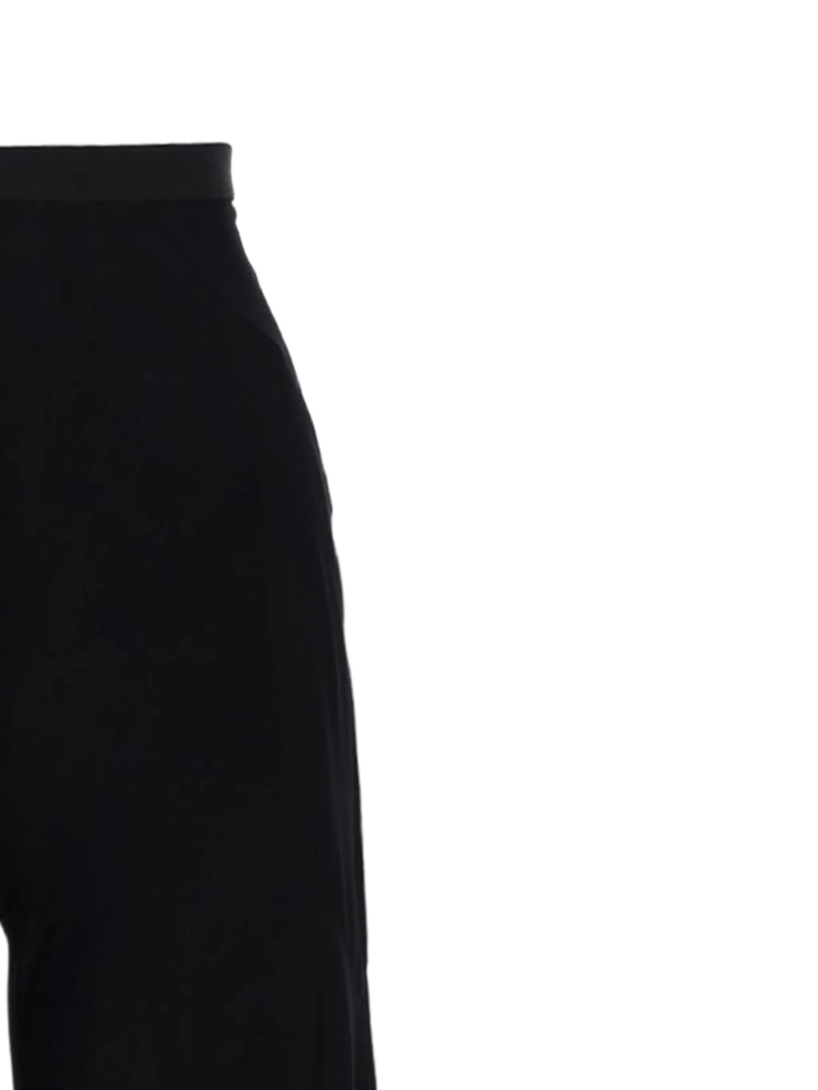 Pantaloni talie inalta RICK OWENS LILIES negri - Img 2