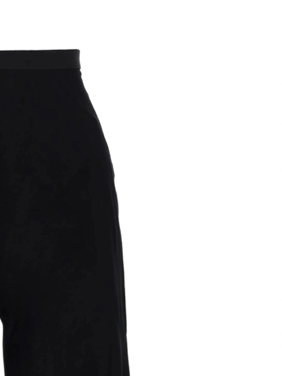 Pantaloni talie inalta RICK OWENS LILIES negri - Img 2