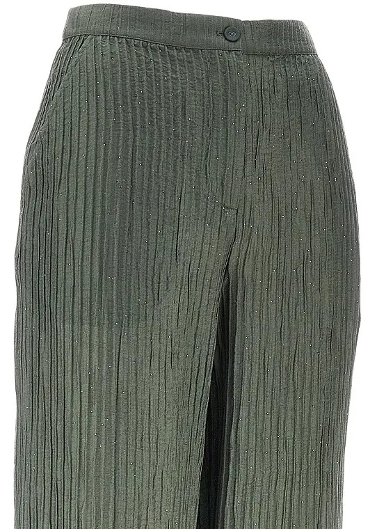 Pantaloni Textured lurex taffetà pants - Img 2