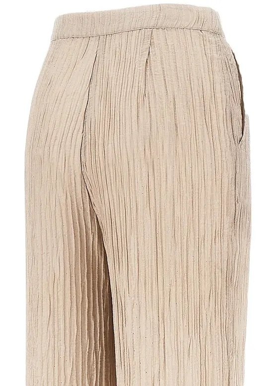 Pantaloni Textured lurex taffetà pants - Img 4