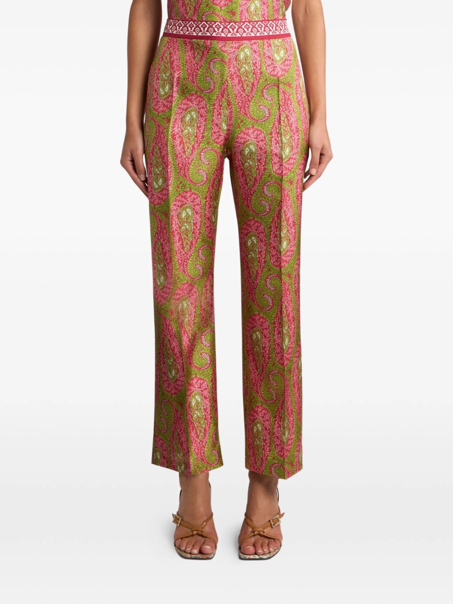 Pantaloni trei sferturi ETRO verzi - Img 3