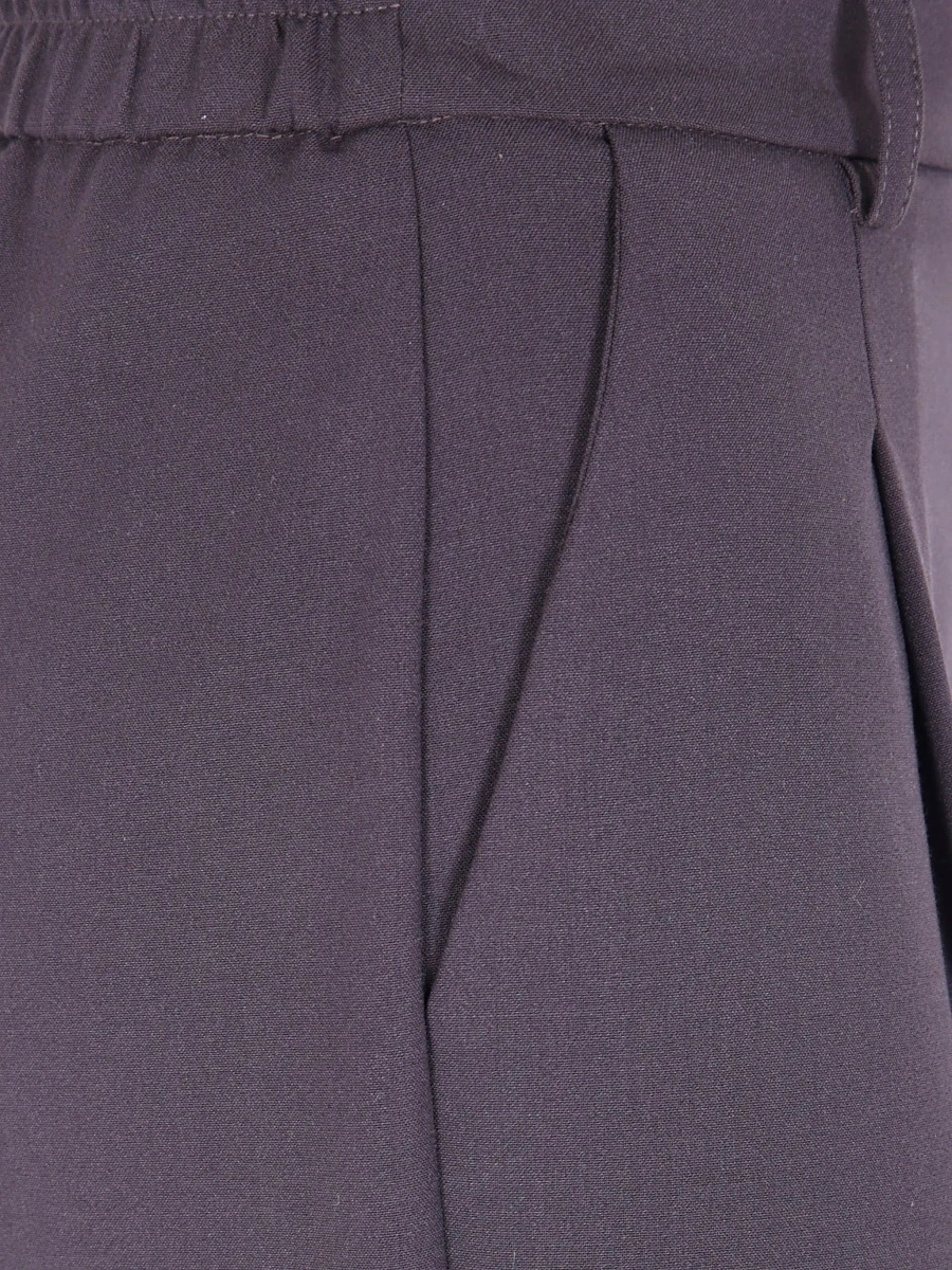 Pantaloni TWINSET maro din vascoza - Img 5