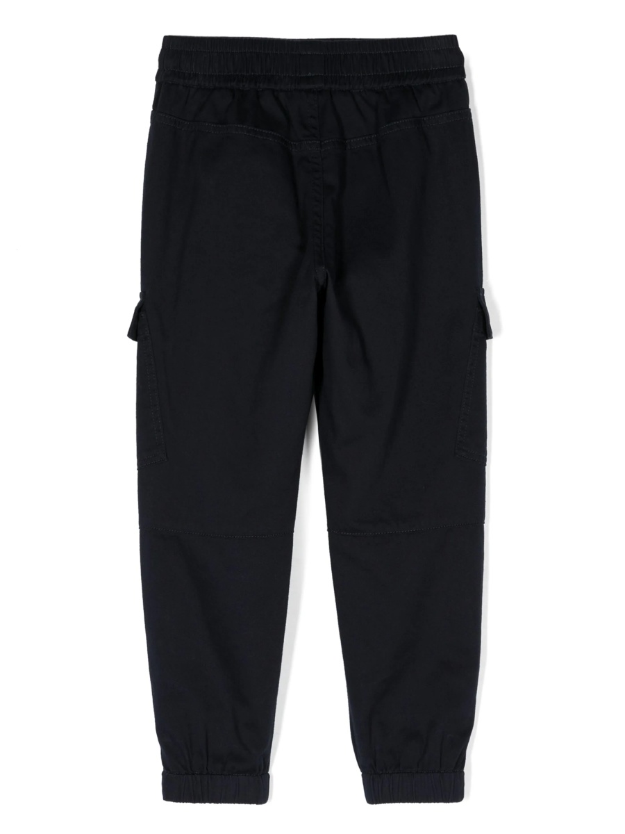 Pantaloni Versace albastri din vascoza si polyester - Img 2