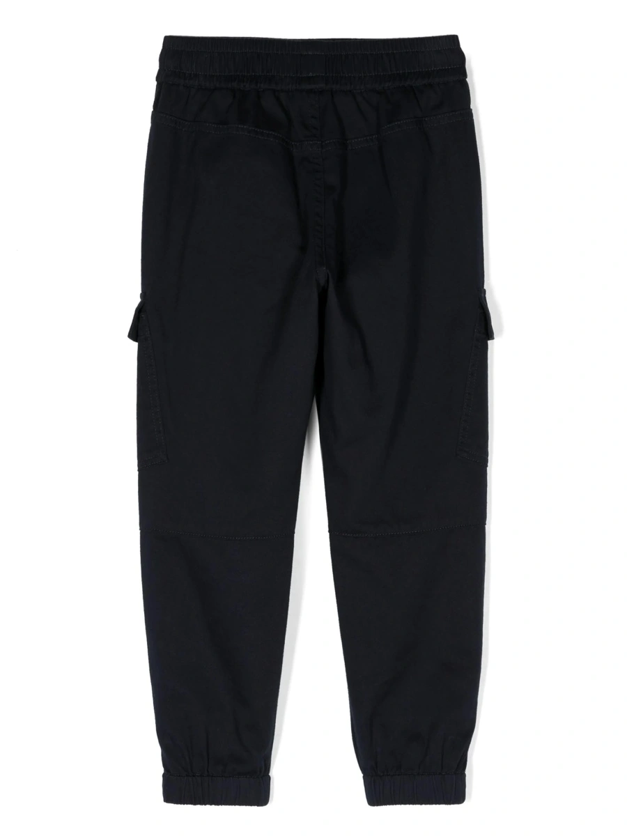Pantaloni Versace albastri din vascoza si polyester - Img 2