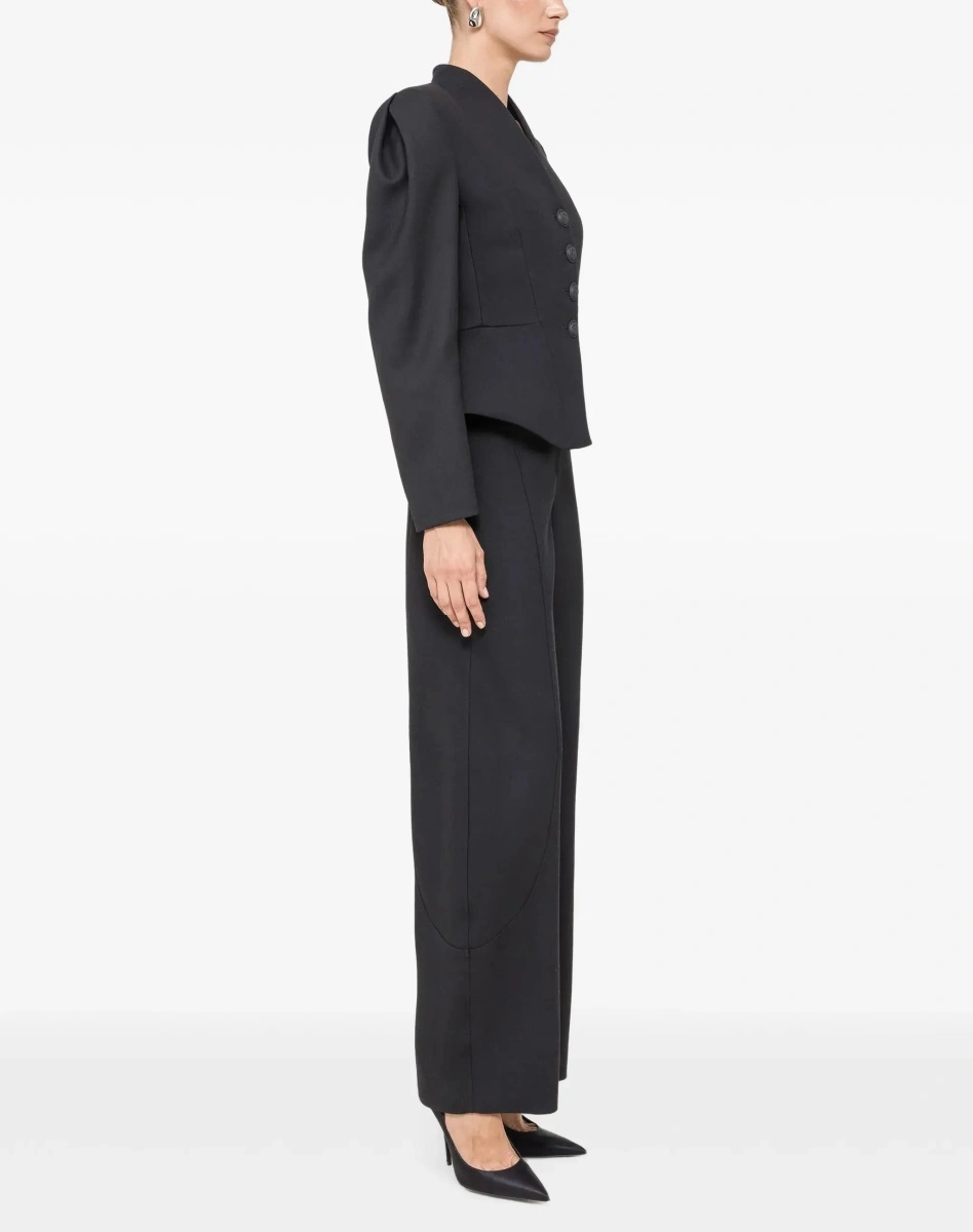 Pantaloni Wool-blend straight-leg Pants - Img 4