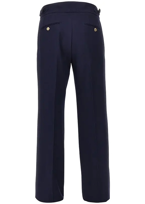 Pantaloni Wool pants with waist straps - Img 3