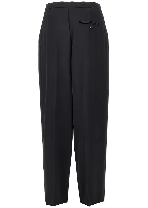 Pantaloni Wrap-over satin pants - Img 3