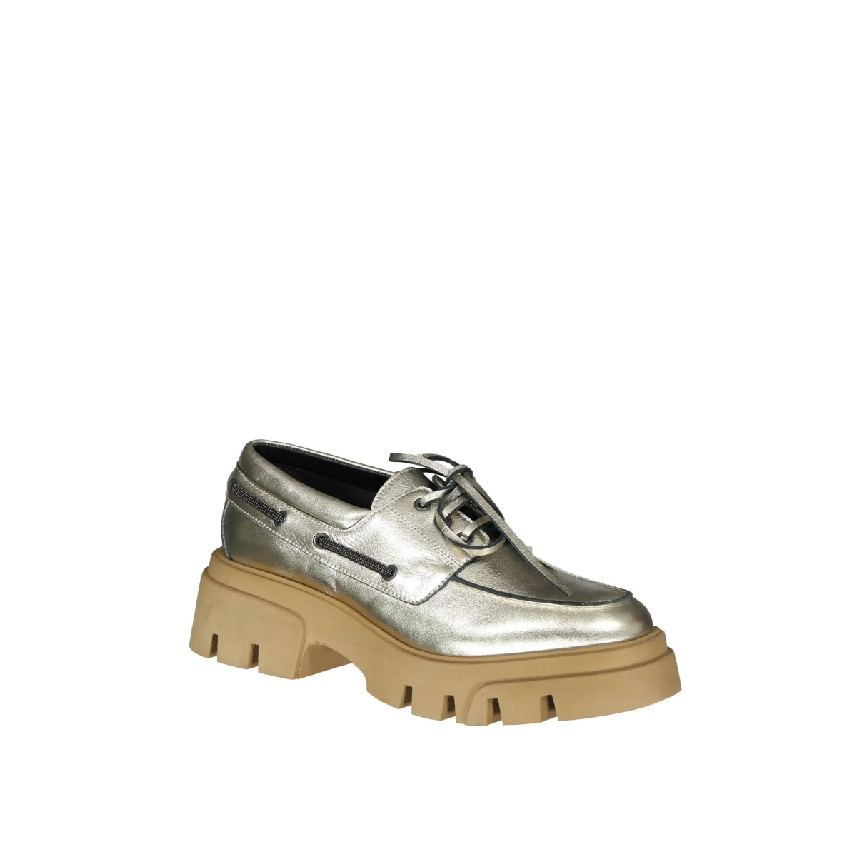 Pantofi Brunello Cucinelli Leather Loafers - Img 2