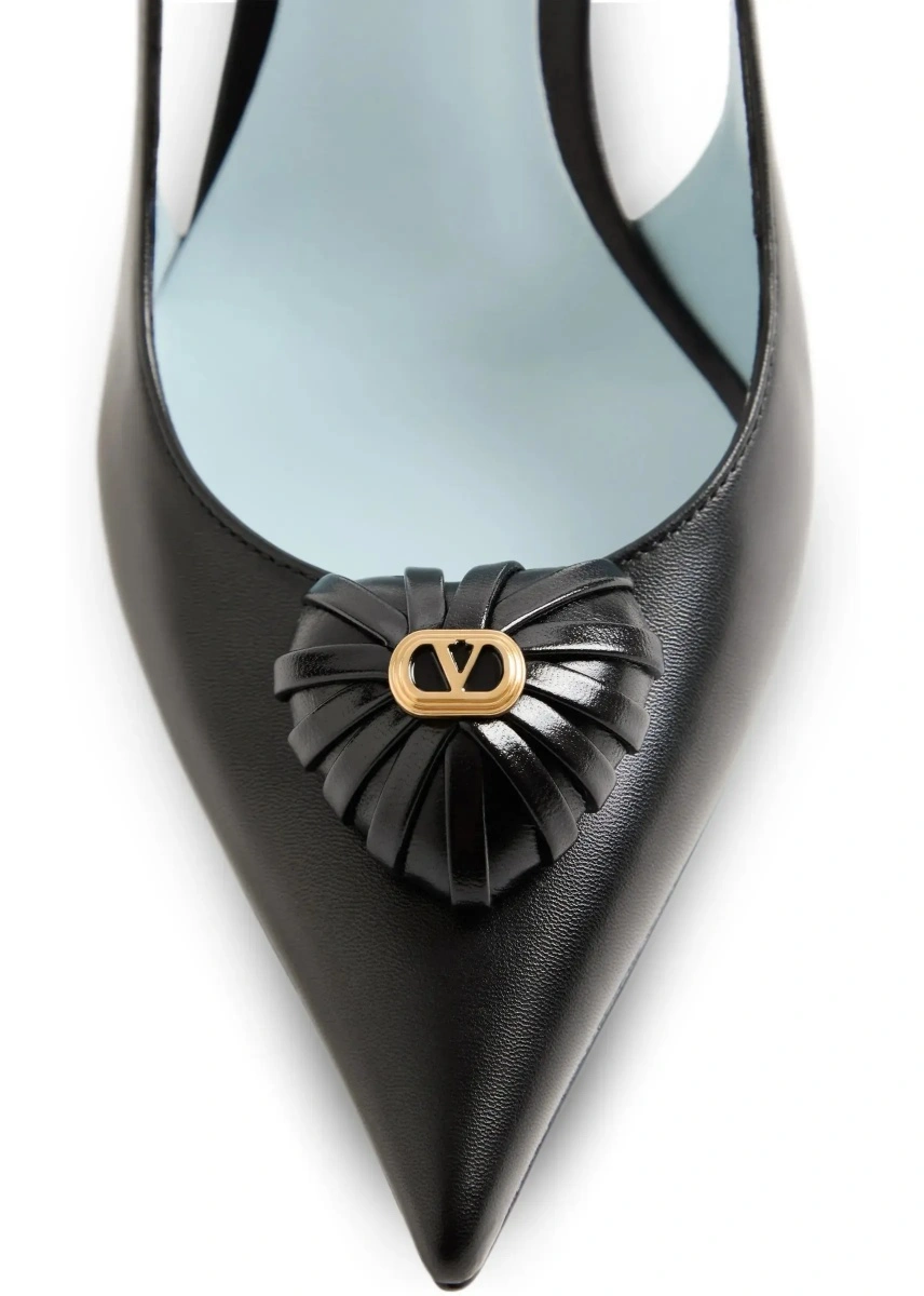 Pantofi Coeur Royal Slingback leather Pumps - Img 8