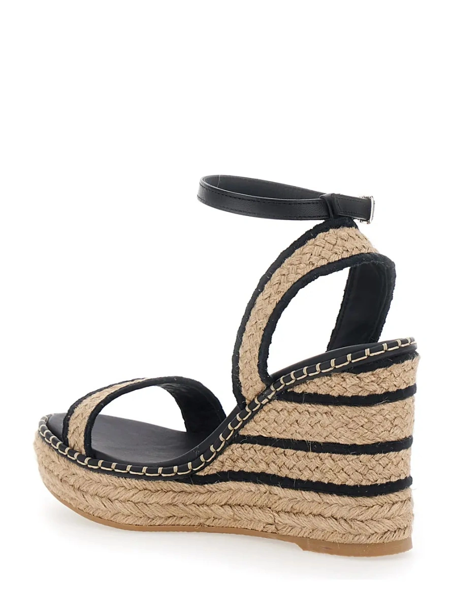 Pantofi cu platforma CASTAÑER bej din material textil - Img 3