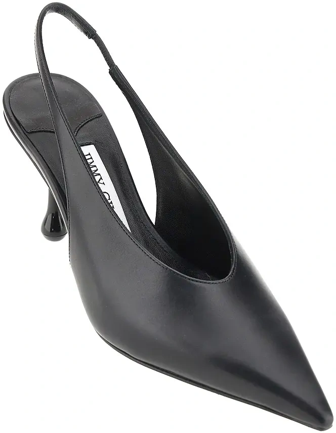 Pantofi cu toc Jimmy Choo negri din piele 'Isa' - Img 2