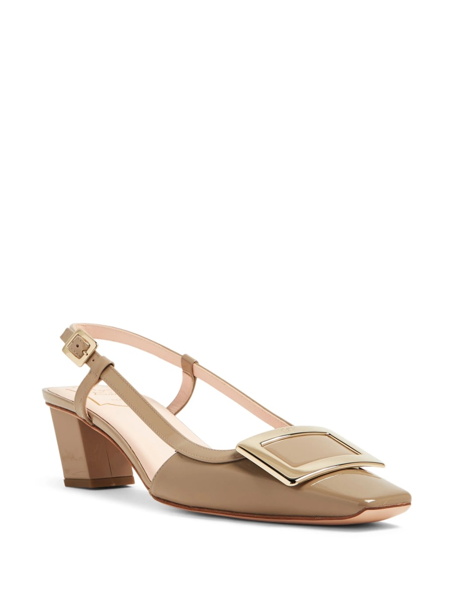 Pantofi cu toc Roger Vivier neutri - Img 2
