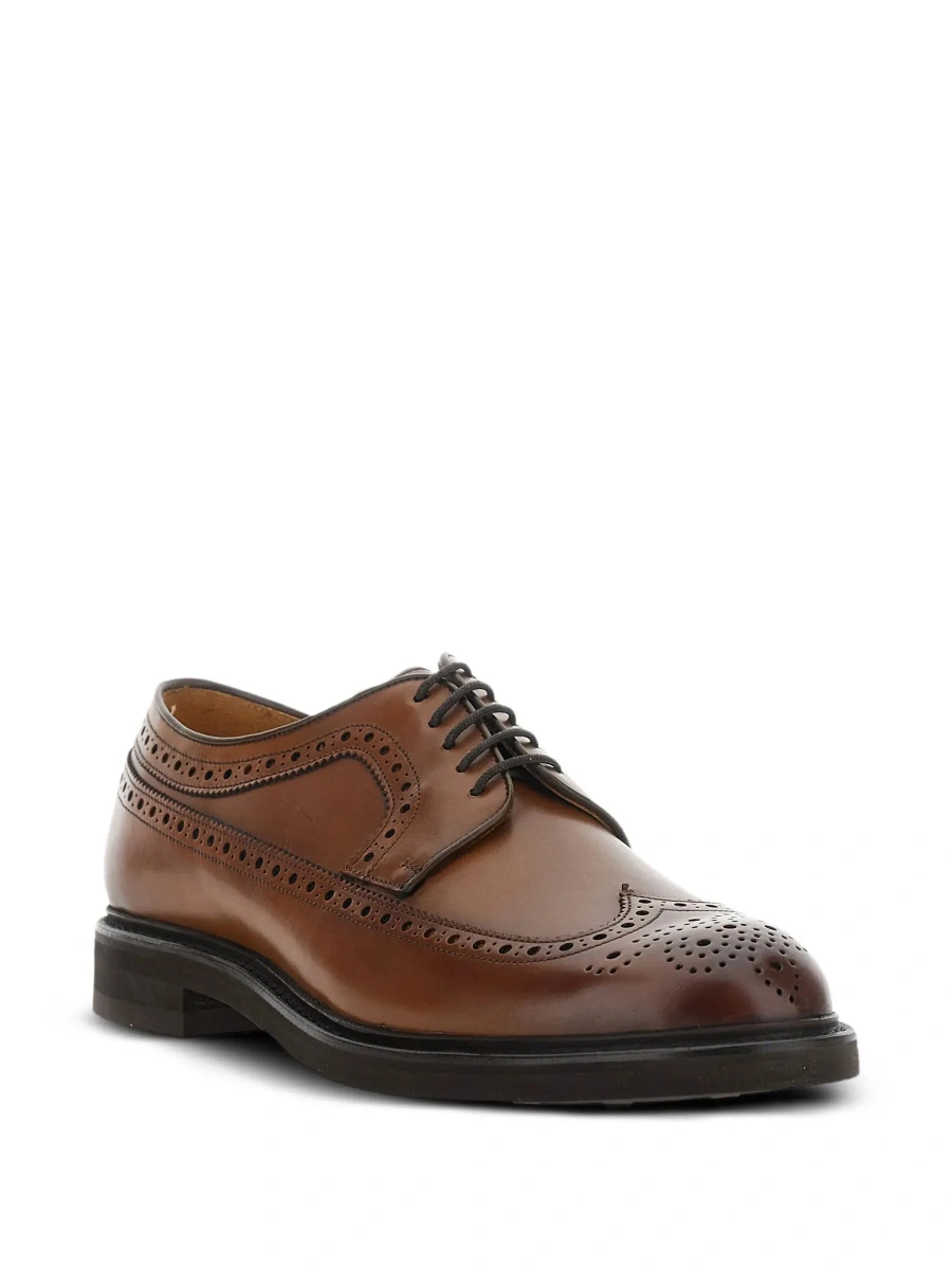 Pantofi eleganti BERWICK maro din piele - Img 5