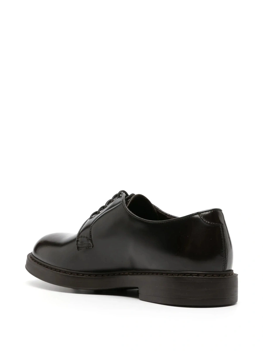 Pantofi eleganti Doucal's negri din piele - Img 6