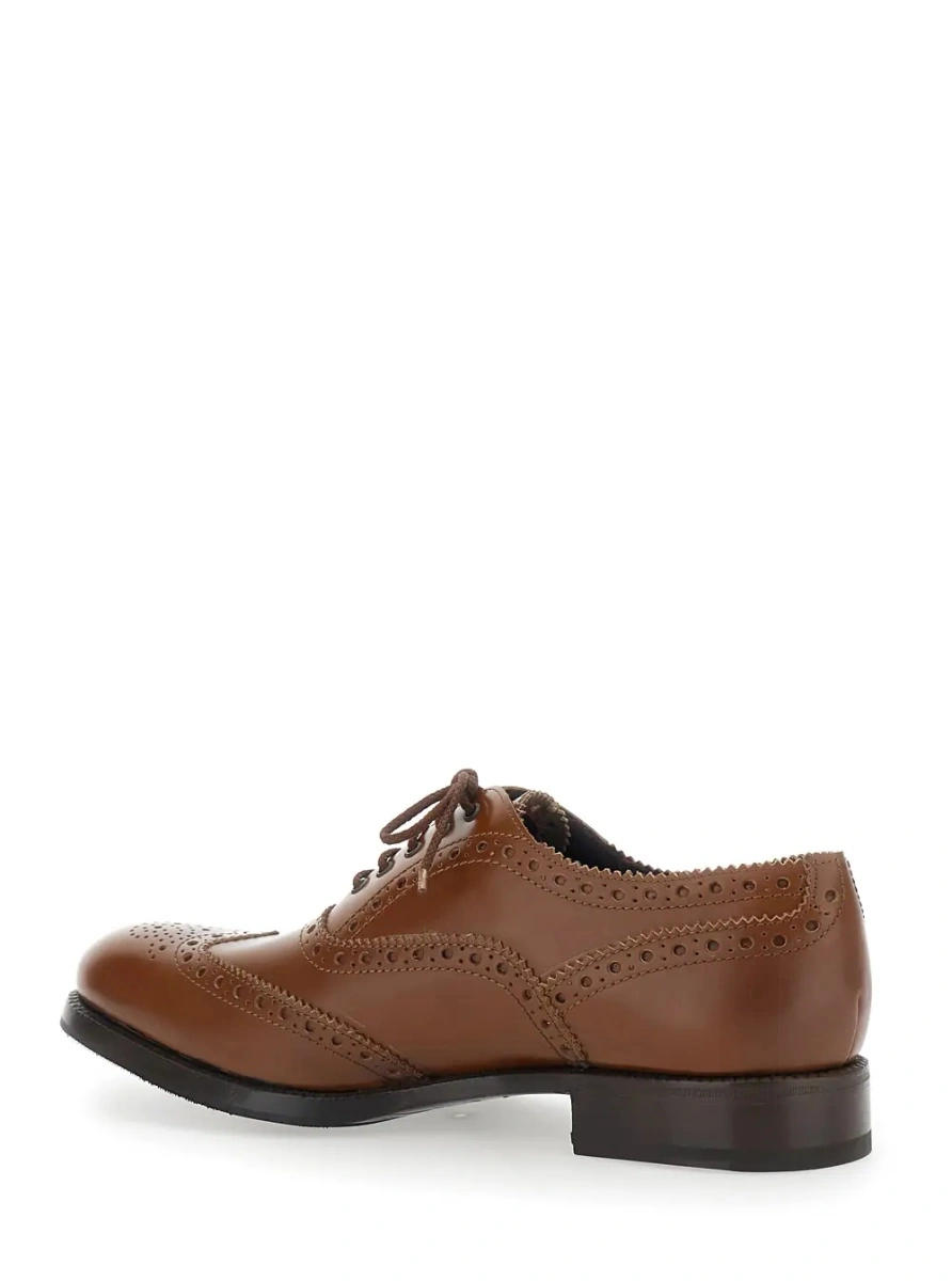 Pantofi eleganti LIDFORT maro din piele - Img 3