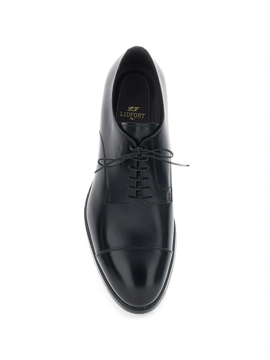 Pantofi eleganti LIDFORT negri din piele - Img 6