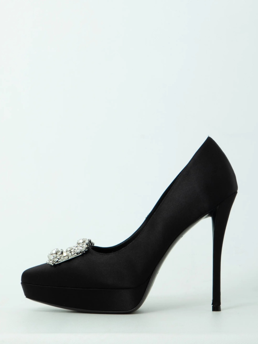Pantofi Flower Strass 120 Pumps - Img 4